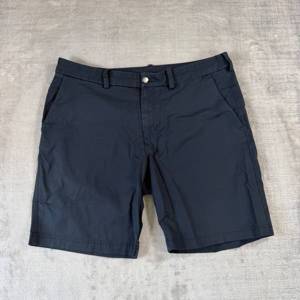 Lululemon Commission Short Mens 36 Blue Stretch Chino Performance Golf 9 inch